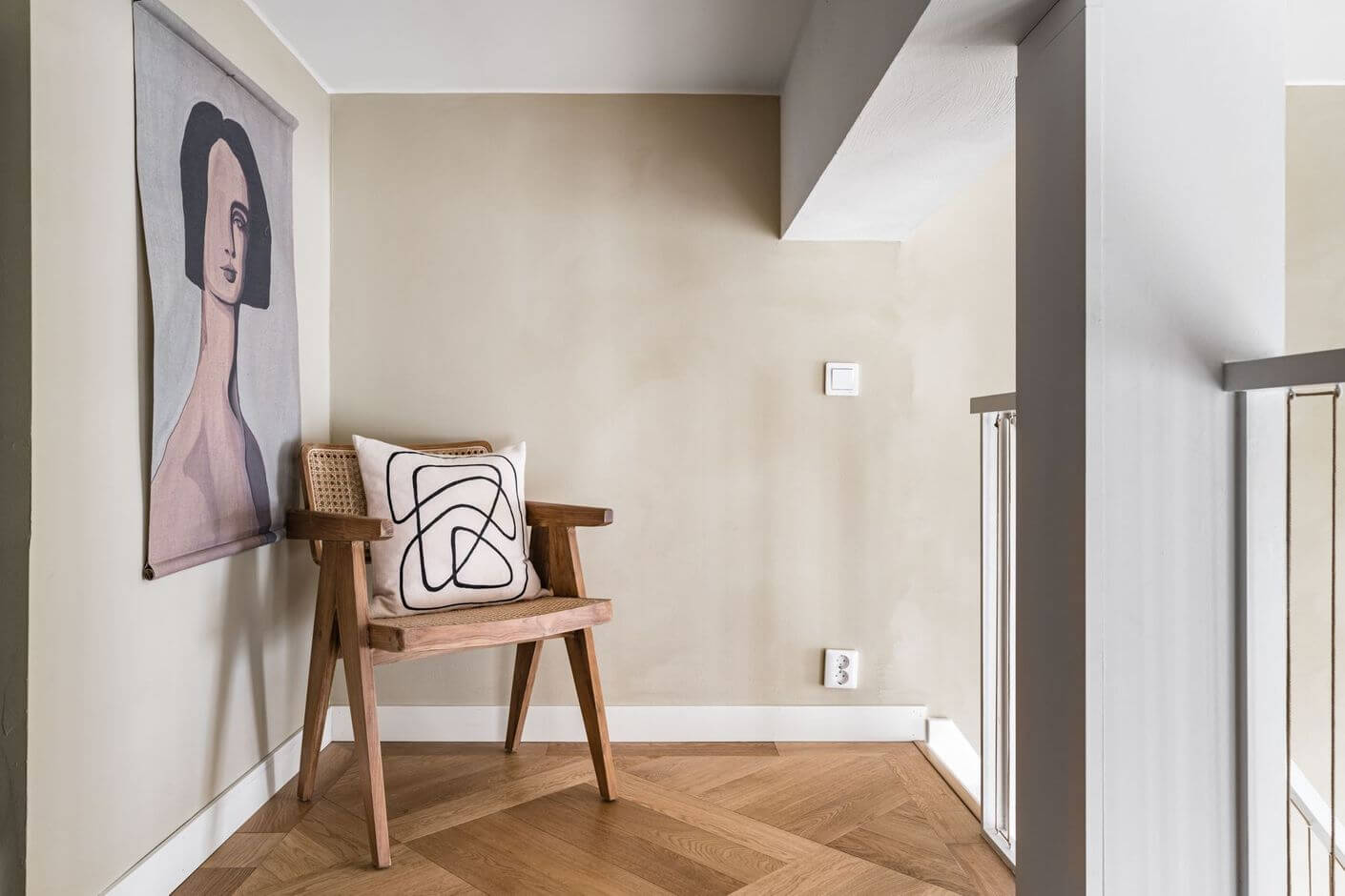 A Historic Factory Transformed Into A Stylish Home 19 beige-loft-bedroom-wood-floor-nordroom