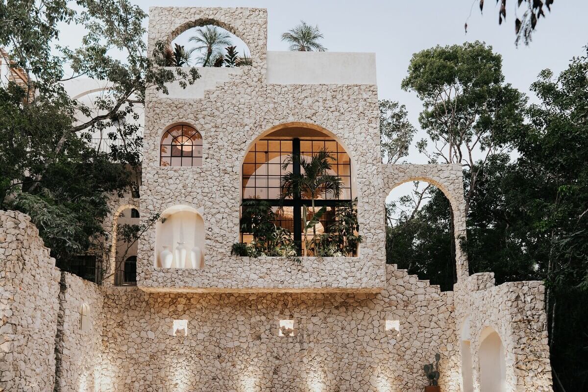 A Serene Apartment in Tulum with High Ceilings and Rooftop Pool 37 exterior-altar-apartment-building-airbnb-nordroom