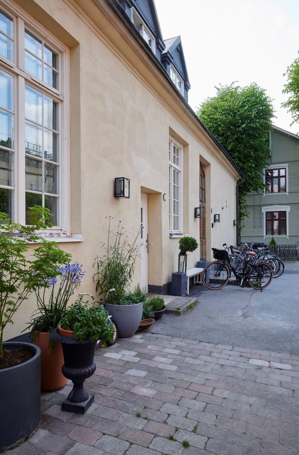 A Split-Level Attic Apartment with Blue Bedroom 19 exterior-apartment-stockholm-nordroom