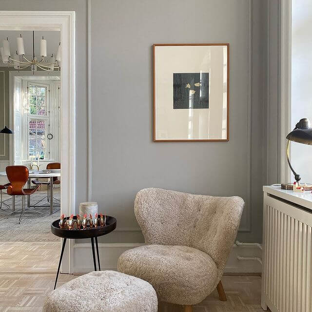 The Best Classic Paint Colors For A Timeless Living Room 13 farrow ball pavilion gray The Best Classic Paint Colors For A Timeless Living Room