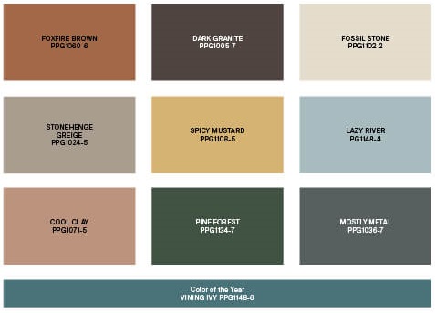 Glidden & PPG Color of the Year 2023: Vining Ivy 8 glidden color palette nordroom 2 Glidden & PPG Color of the Year 2023: Vining Ivy