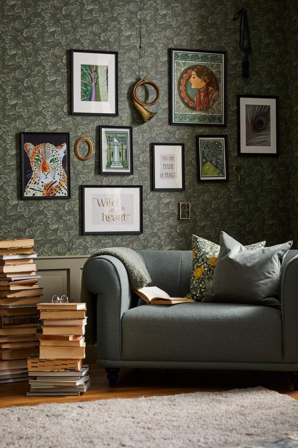 IKEA Catalog 2023 (And More IKEA News) 30 green botanical wallpaper IKEA living room VISKAKORF sofa nordroom IKEA Catalog 2023 (And More IKEA News)
