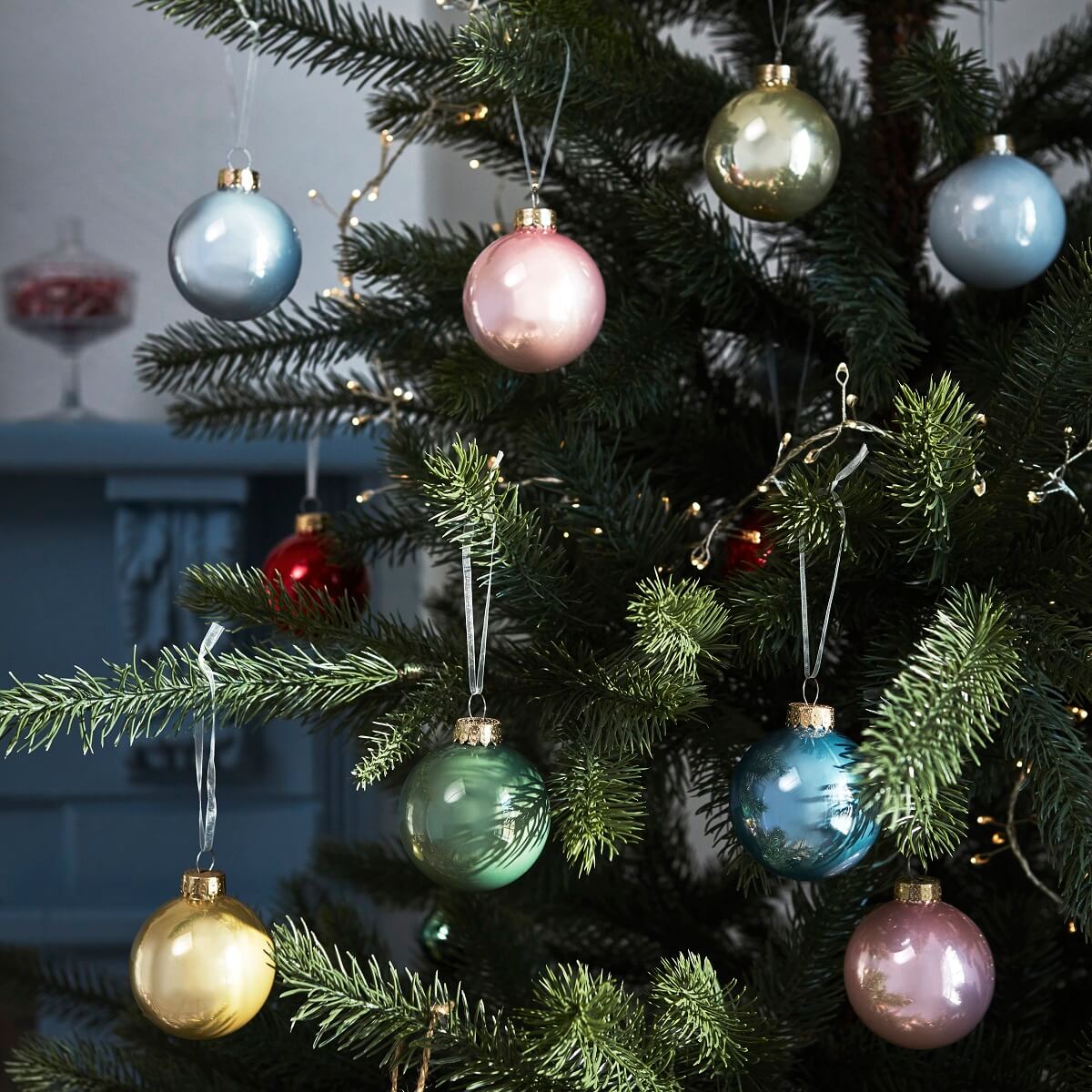 IKEA Christmas 2022 Inspired by Scandinavian Folklore & Handicraft 13 ikea-christmas-decorations-pastel-tree-bauble-nordroom