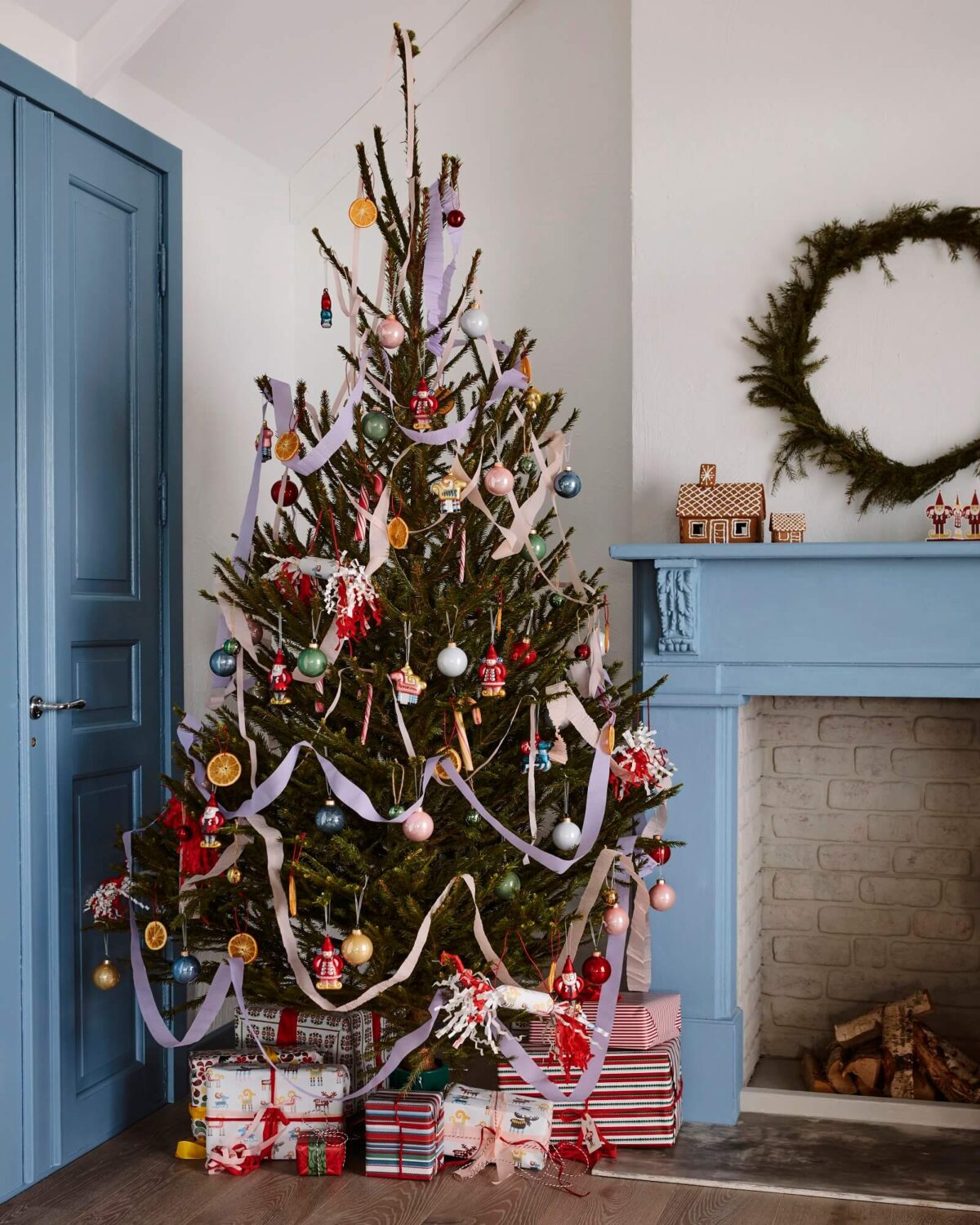 IKEA Catalog 2023 (And More IKEA News) 36 ikea-christmas-tree-blue-mantel-nordroom