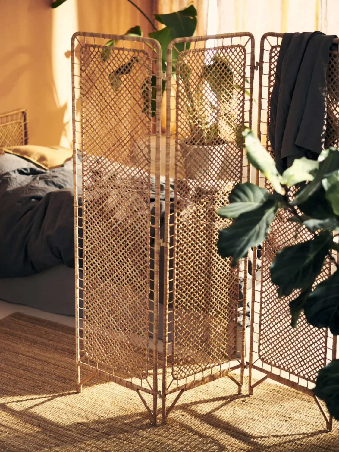 IKEA Catalog 2023 (And More IKEA News) 37 ikea-tolkning-folding-screen-bedroom-rattan-nordroom
