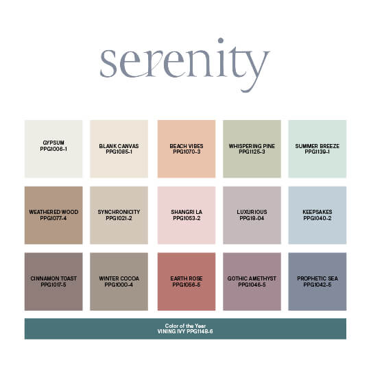 The Color Trends for 2023: Rich & Warm Natural Hues 13 ppg serenity color palette nordroom The Color Trends for 2023: Rich & Warm Natural Hues