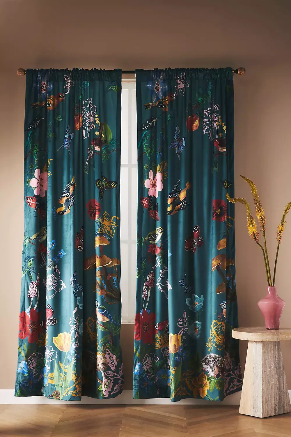 Glidden & PPG Color of the Year 2023: Vining Ivy 31 teal curtains nathalie lete anthropologie Glidden & PPG Color of the Year 2023: Vining Ivy