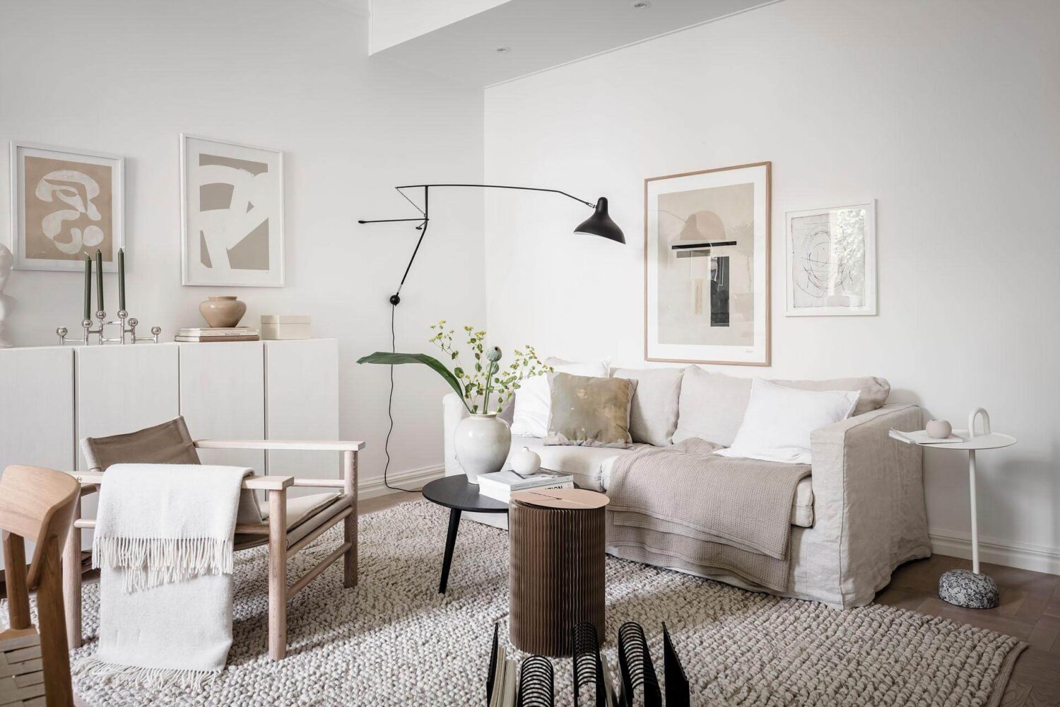 A Tiny and Stylish Nordic Apartment 2 white-nordic-living-room-ikea-ivar-cabinets-nordroom