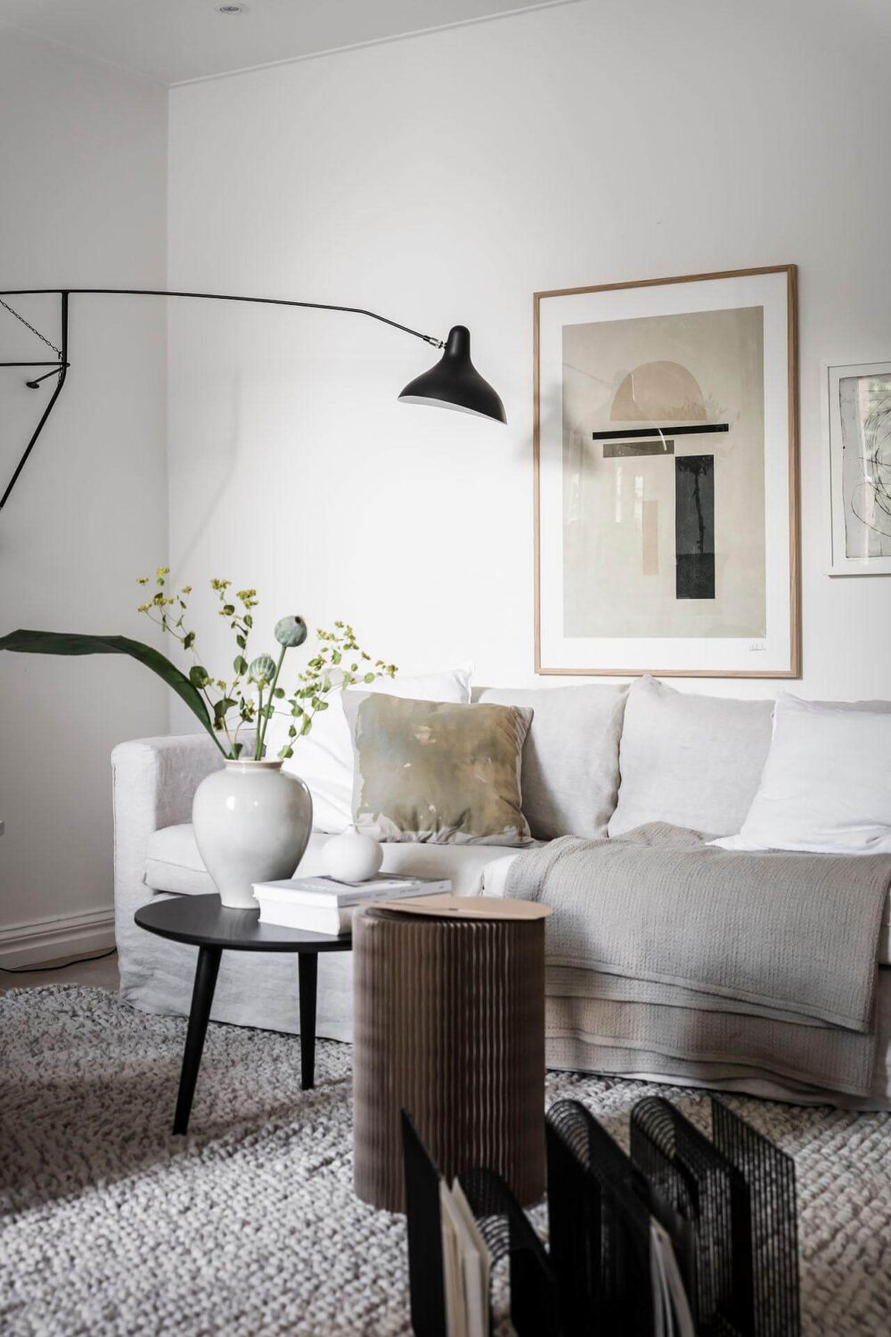 A Tiny and Stylish Nordic Apartment 3 white-scandinavian-sitting-room-nordroom
