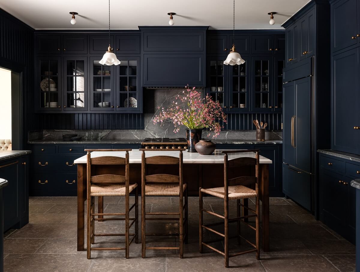 Best of 2022: Kitchens 3 Heidi-Caillier-Design-Cow-Hollow-SF-interior-design-dark-kitchen-grey-soapstone-scaled