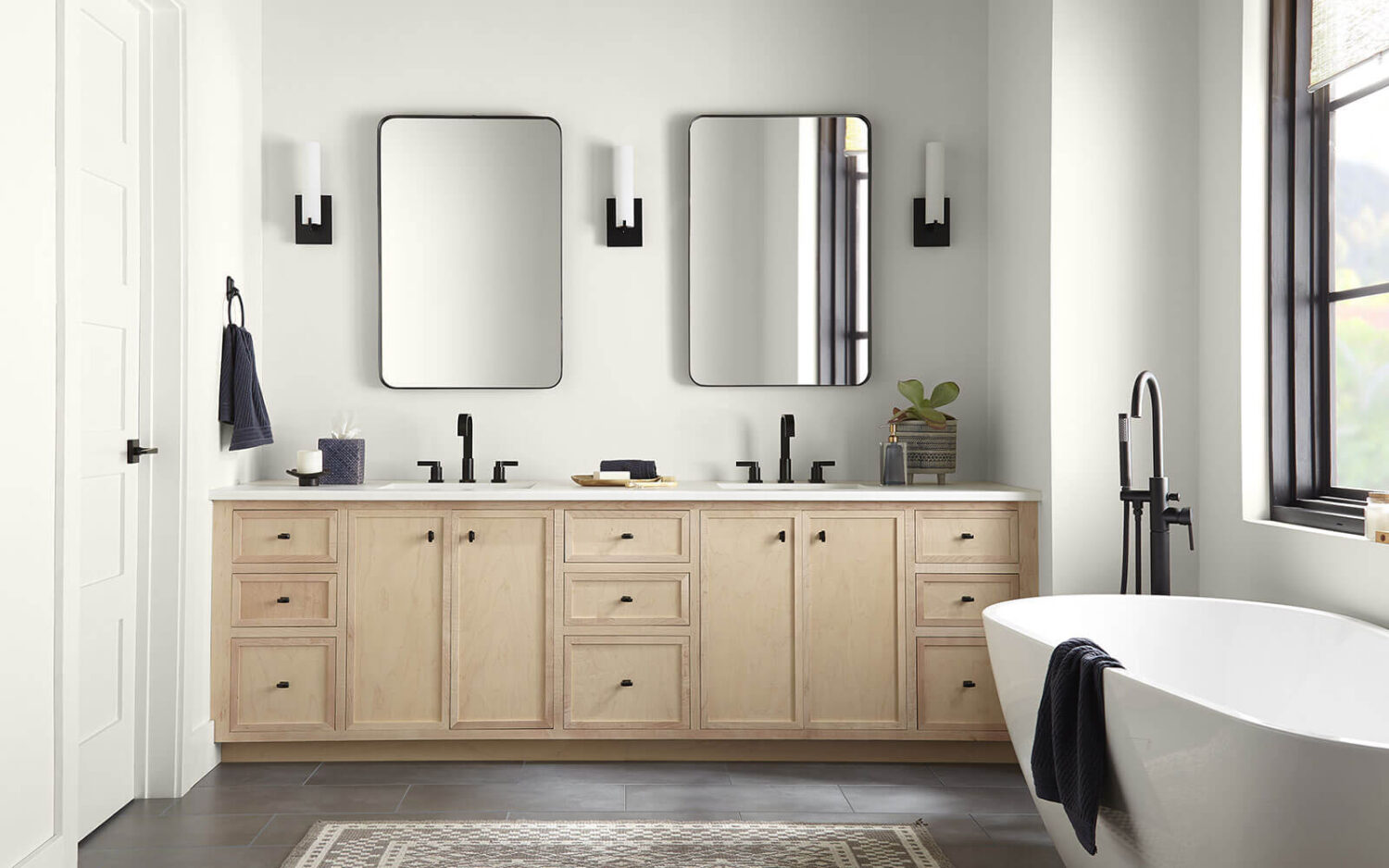 The Color Trends for 2023: Rich & Warm Natural Hues 62 behr-color-of-the-year-blank-canvas-bathroom-nordroom