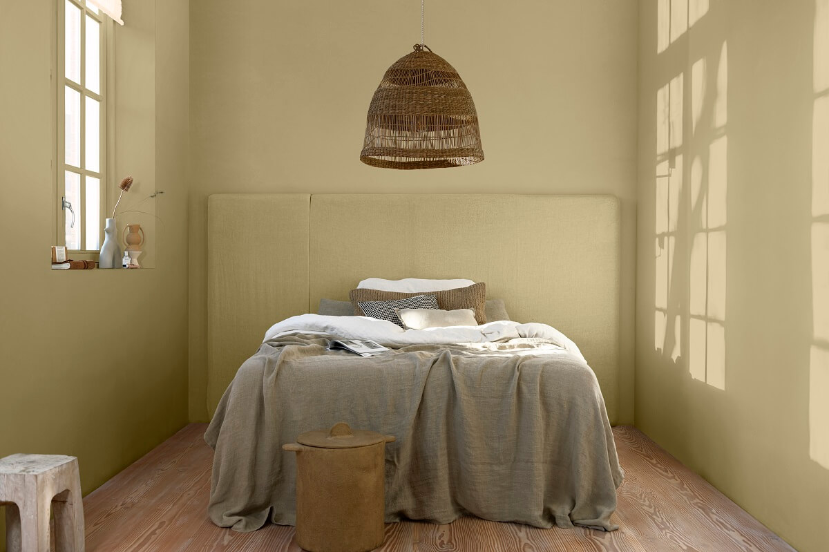 Dulux Colour of the Year 2023: Wild Wonder 4 dulux-color-of-the-year-2023-Wild-Wonder-bedroom-nordroom