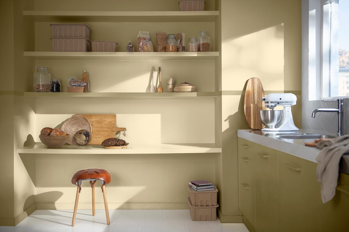 Dulux Colour of the Year 2023: Wild Wonder 3 dulux-color-of-the-year-2023-Wild-Wonder-kitchen-nordroom