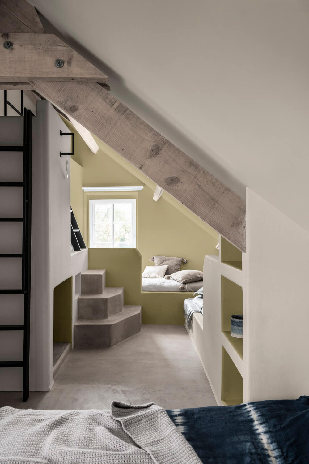 Dulux Colour of the Year 2023: Wild Wonder 30 dulux-color-palette-flow-2023-bedroom-wild-wonder-walls-nordroom