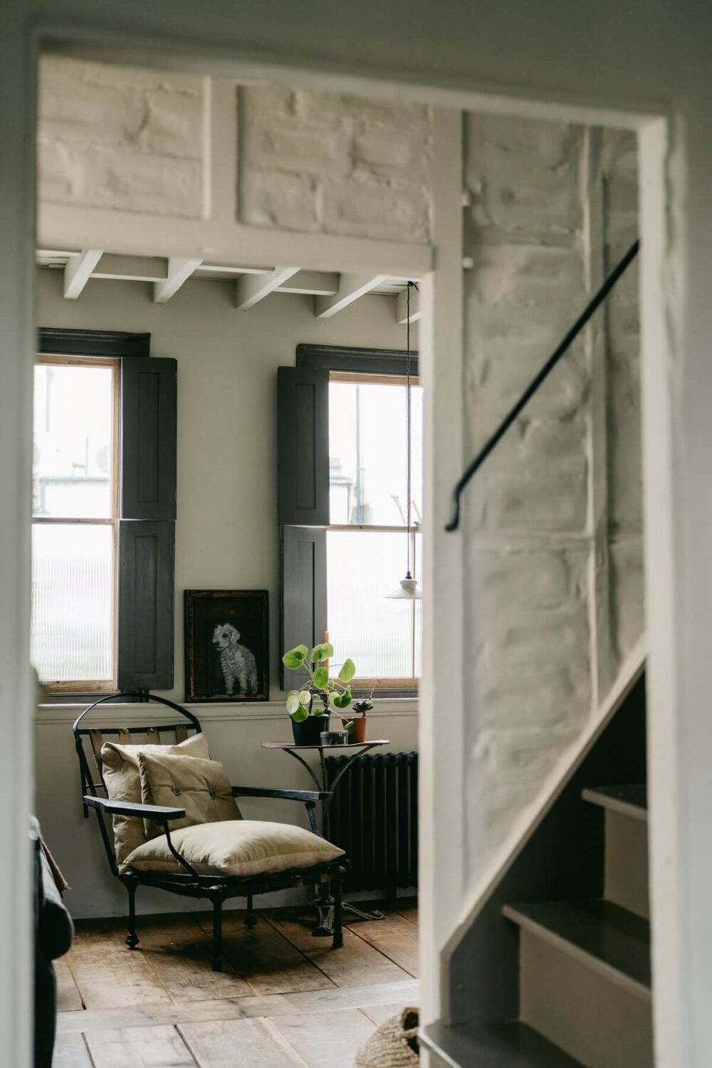 Original Features in a Regency Cottage in London 8 living-room-detail-wooden-floorboards-nordroom