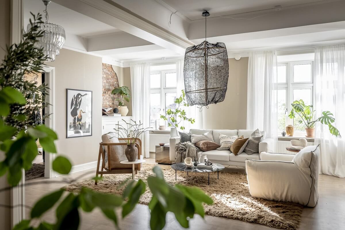 Magical Light in a Stylish Scandinavian Apartment 2 serene-light-colored-living-room-natural-light-nordorom