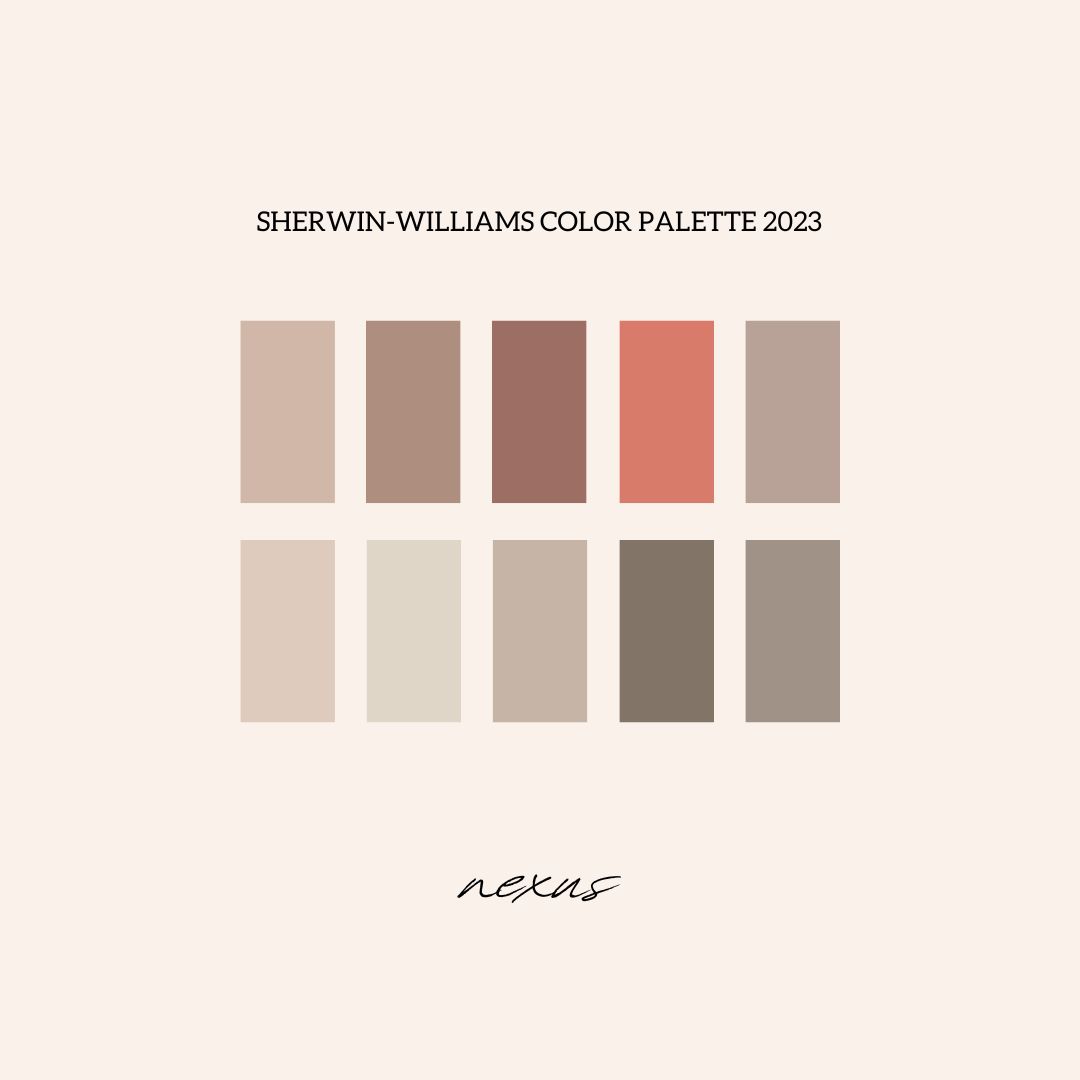 Sherwin-Williams Color of the Year 2023: Redend Point 2 sherwin-williams-color-palette-nexus-nordroom