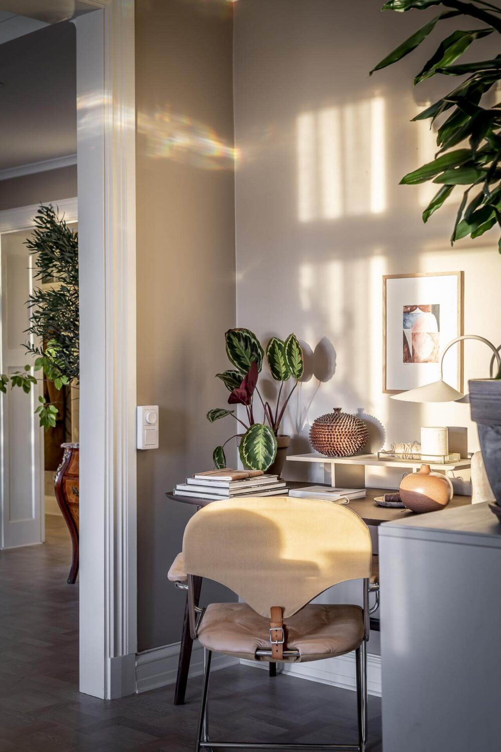 Magical Light in a Stylish Scandinavian Apartment 13 small-home-office-living-room-natural-light-nordroom
