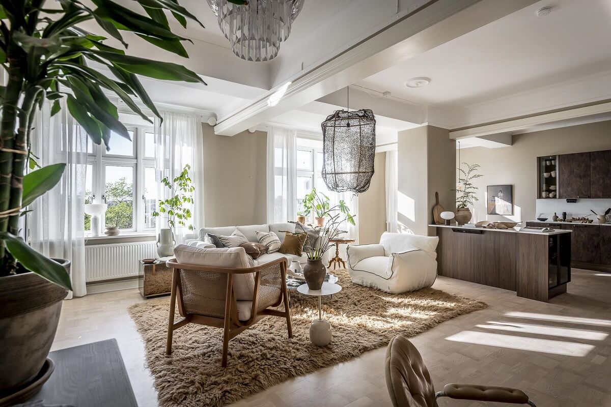 Magical Light in a Stylish Scandinavian Apartment 3 spacious-living-room-kitchen-nordic-design-nordroom