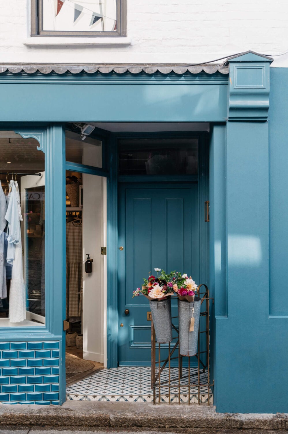 A Beautiful Duplex Apartment in Cornwall 1 vibrant-blue-doorway-cornwall-nordroom