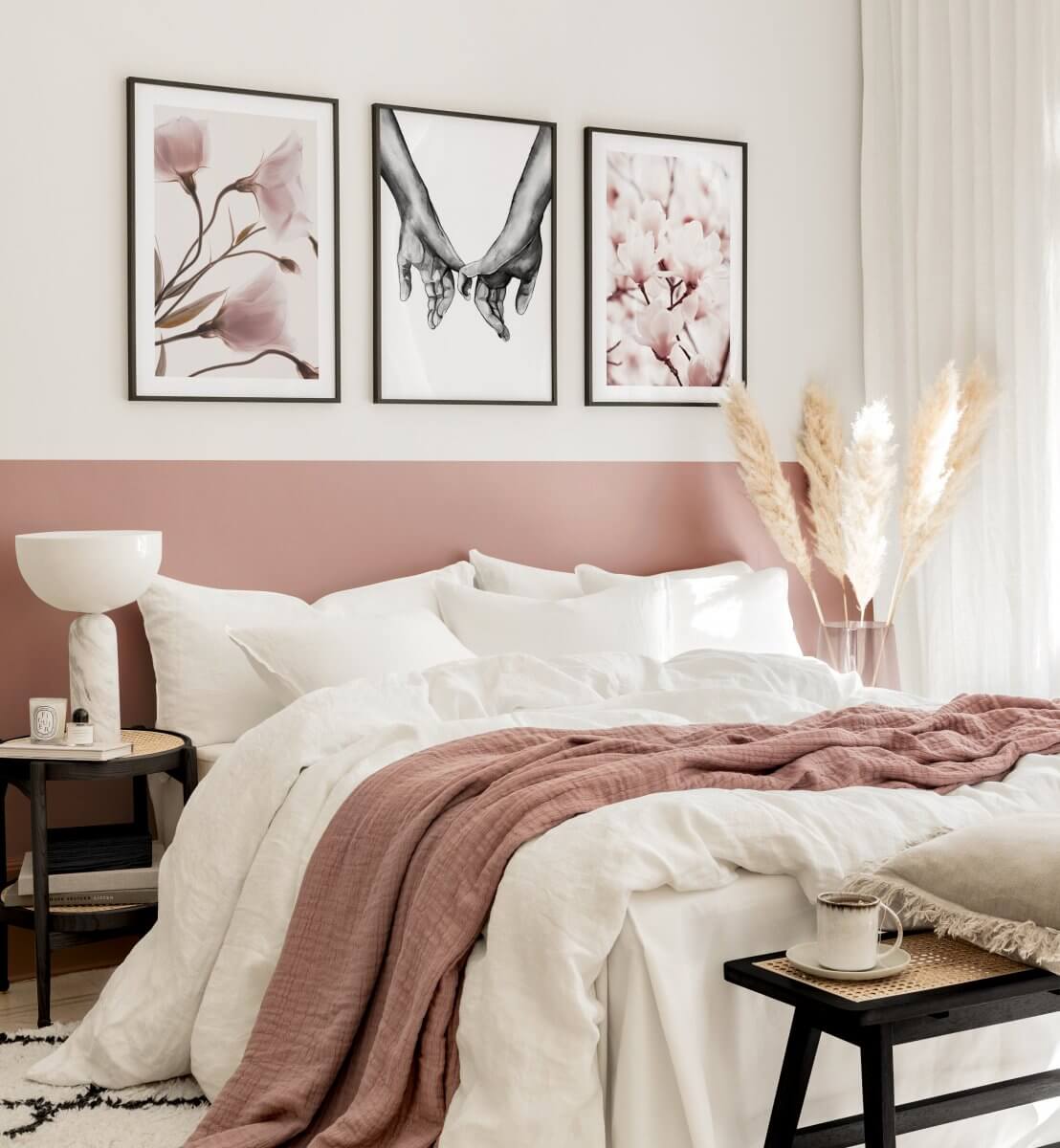 Sherwin-Williams Color of the Year 2023: Redend Point 40 white-bedroom-redend-point-sherwin-williams-throw-headboard-nordroom