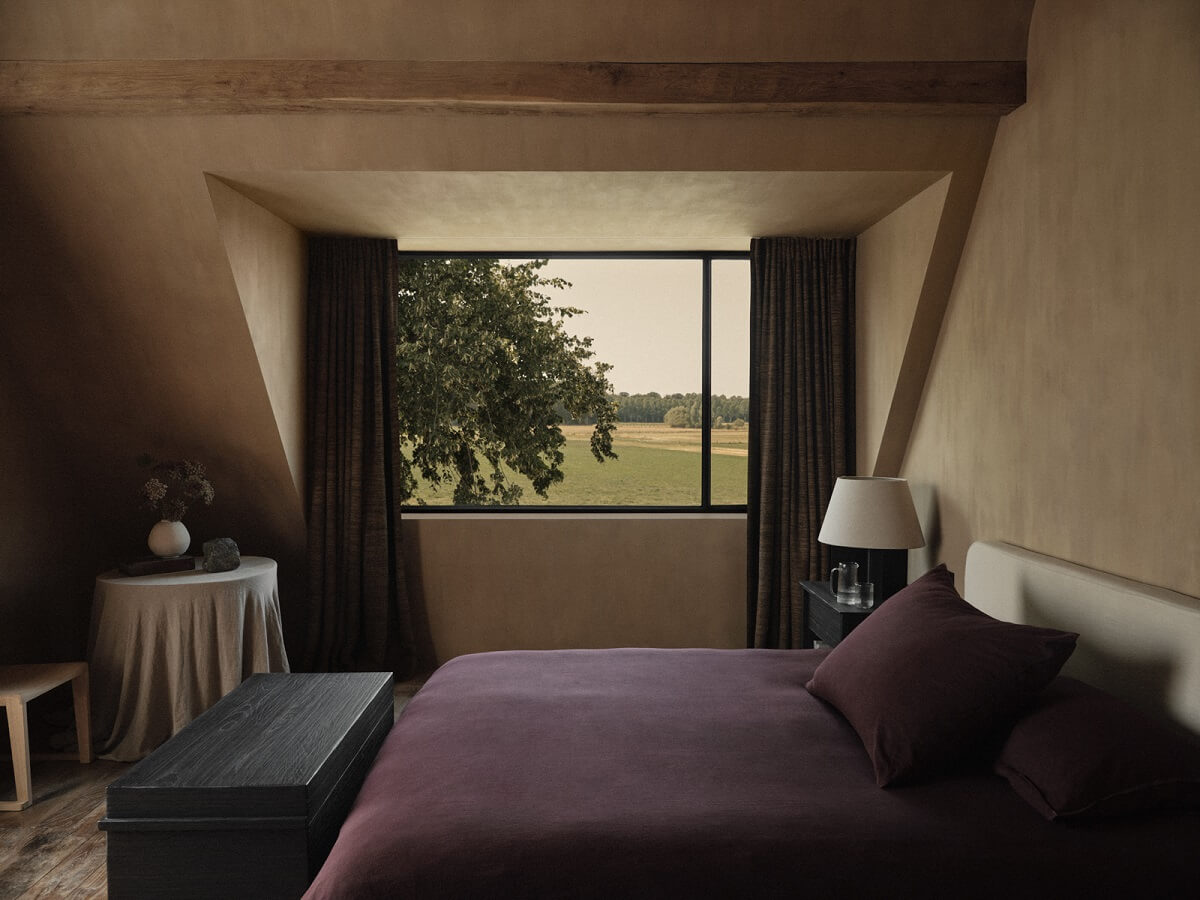 Zara Home Early Autumn Serene Home Style 12 zara-home-bedroom-slanted-ceiling-purple-bedding-nordroom