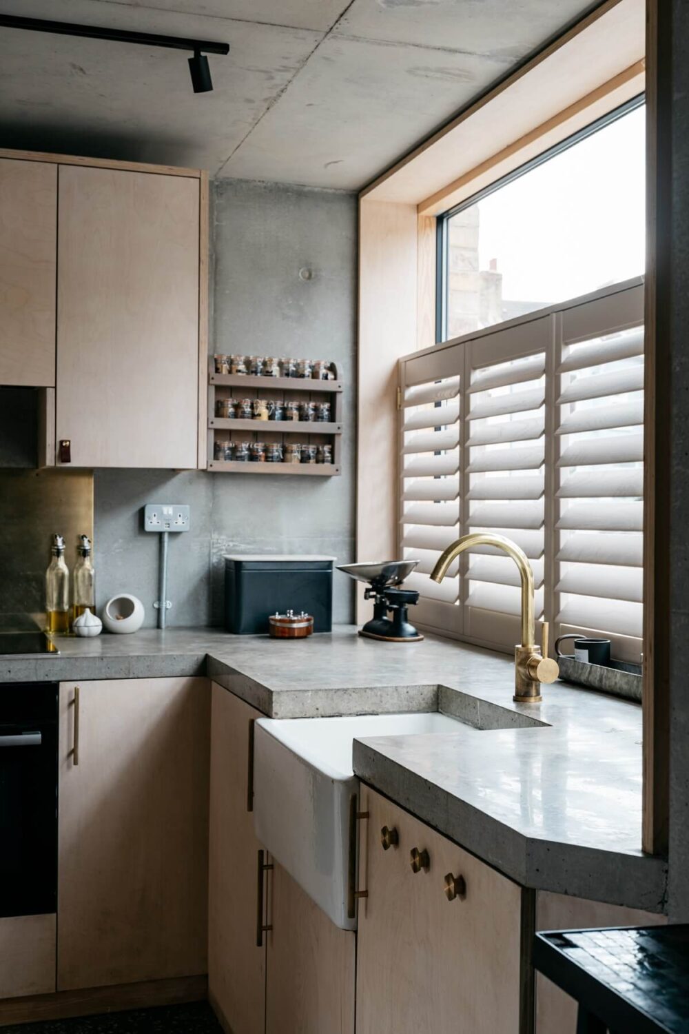 A Contemporary Version of a Victorian Terrace House 5 belfast-sink-brass-taps-modern-kitchen-nordroom