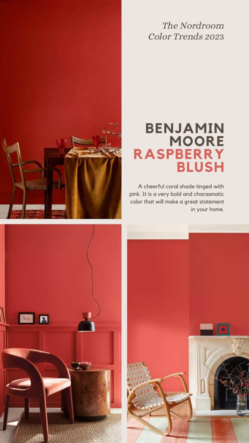 Benjamin Moore Color of the Year 2023: Raspberry Blush 1 benjamin-moore-raspberry-blush-color-2023-nordroom