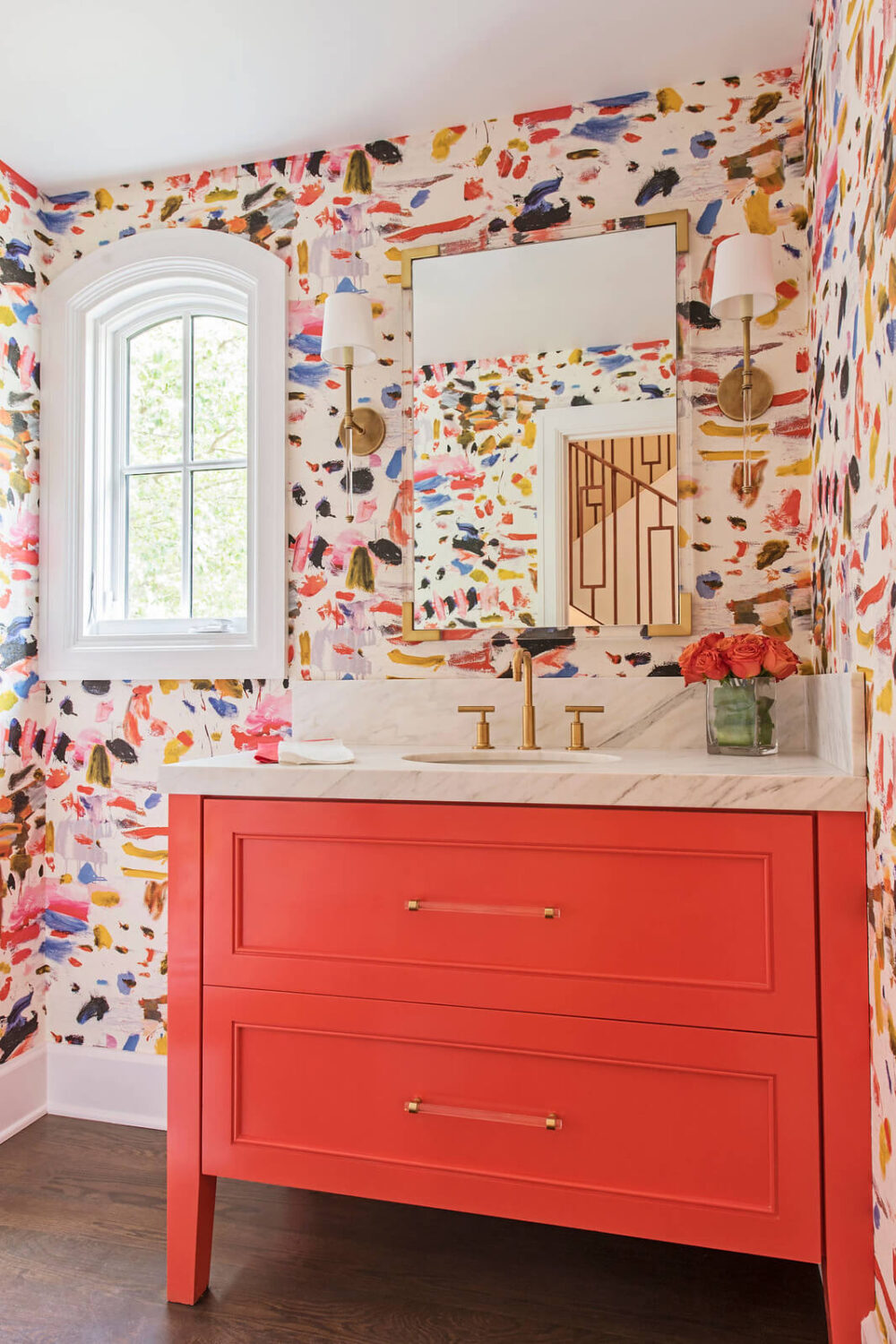 Benjamin Moore Color of the Year 2023: Raspberry Blush 7 coral-vanity-color-trends-nordroom