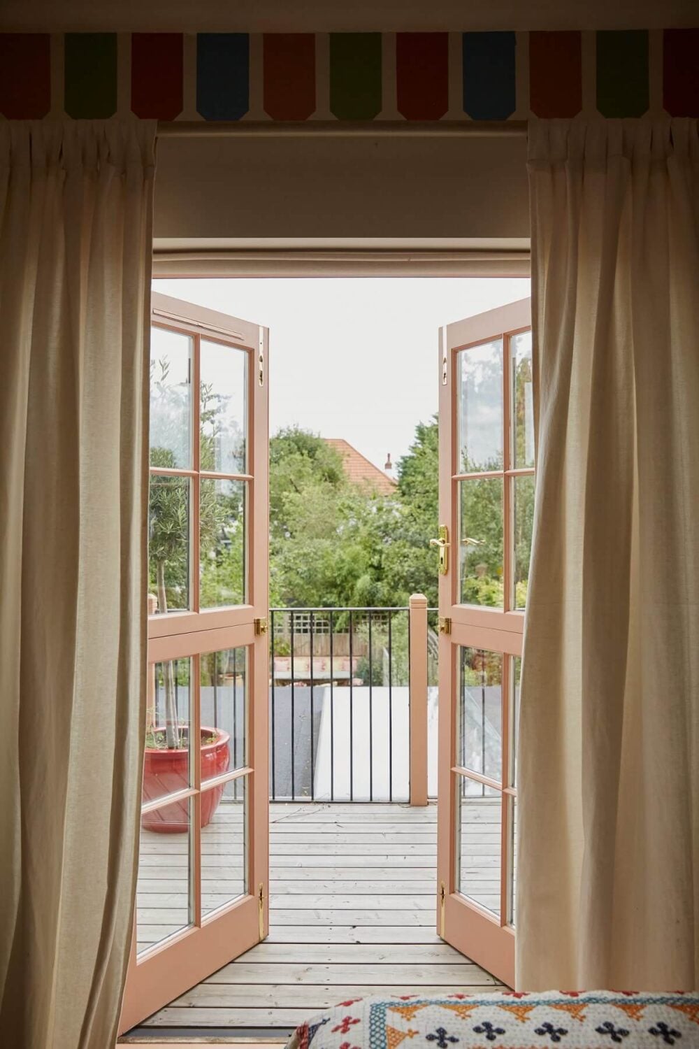 A Colorful Eclectic House Designed by Alice Palmer 22 kids-bedroom-balcony-nordroom