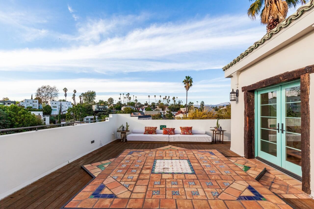 A Bright Spanish-Style Villa in Los Angeles 35 rooftop-spanish-style-home-los-angeles-nordroom