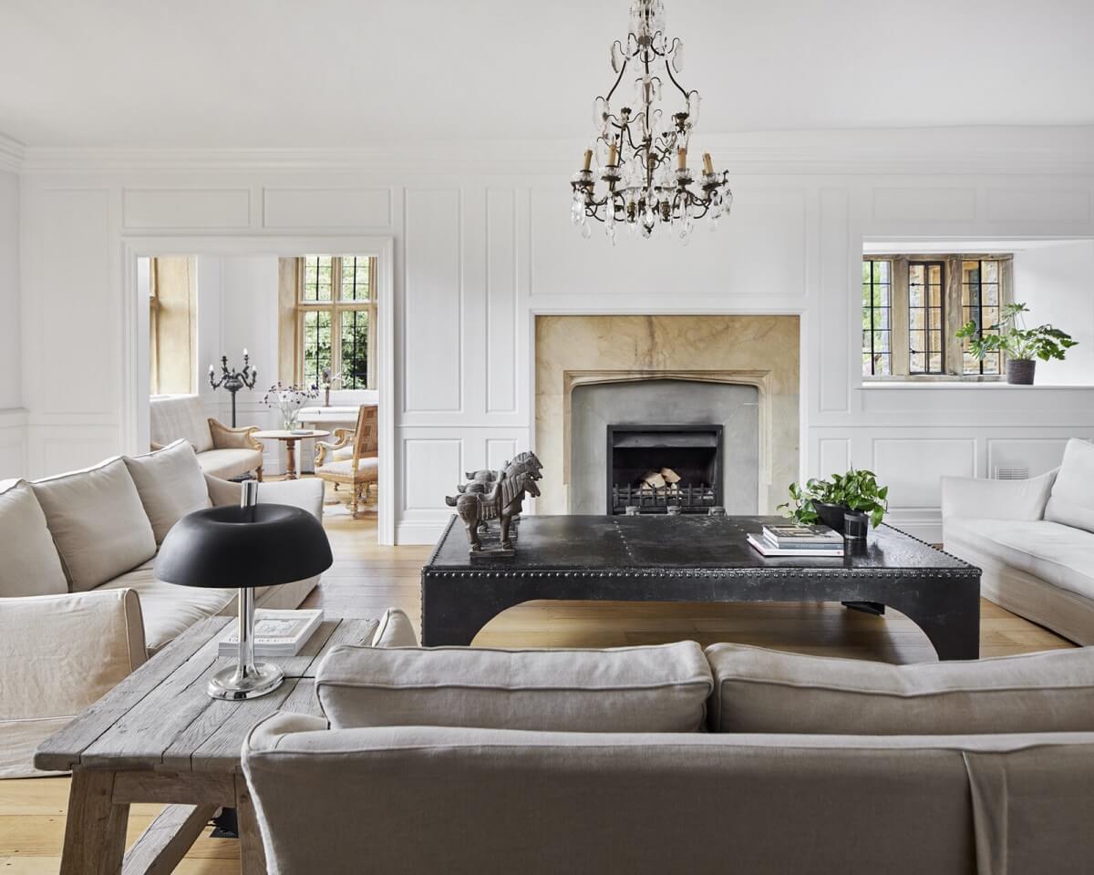 A Restored Elizabethan Manor House in England 4 serene-sitting-room-fireplace-historic-house-nordroom