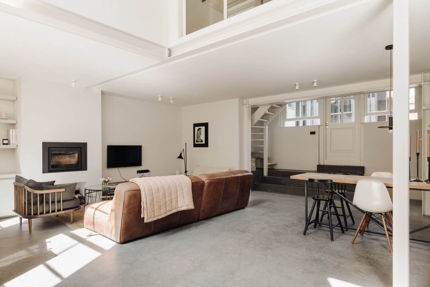 A Modern Family Loft in a Former School Building 10 sitting-area-loft-apartment-amsterdam-nordroom