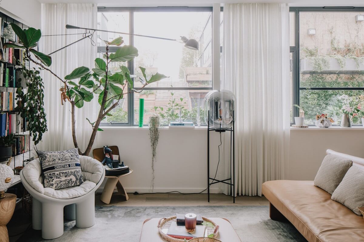 A Modern Apartment in a Former Warehouse in London 2 sitting-room-large-windows-warehouse-conversion-london-nordroom