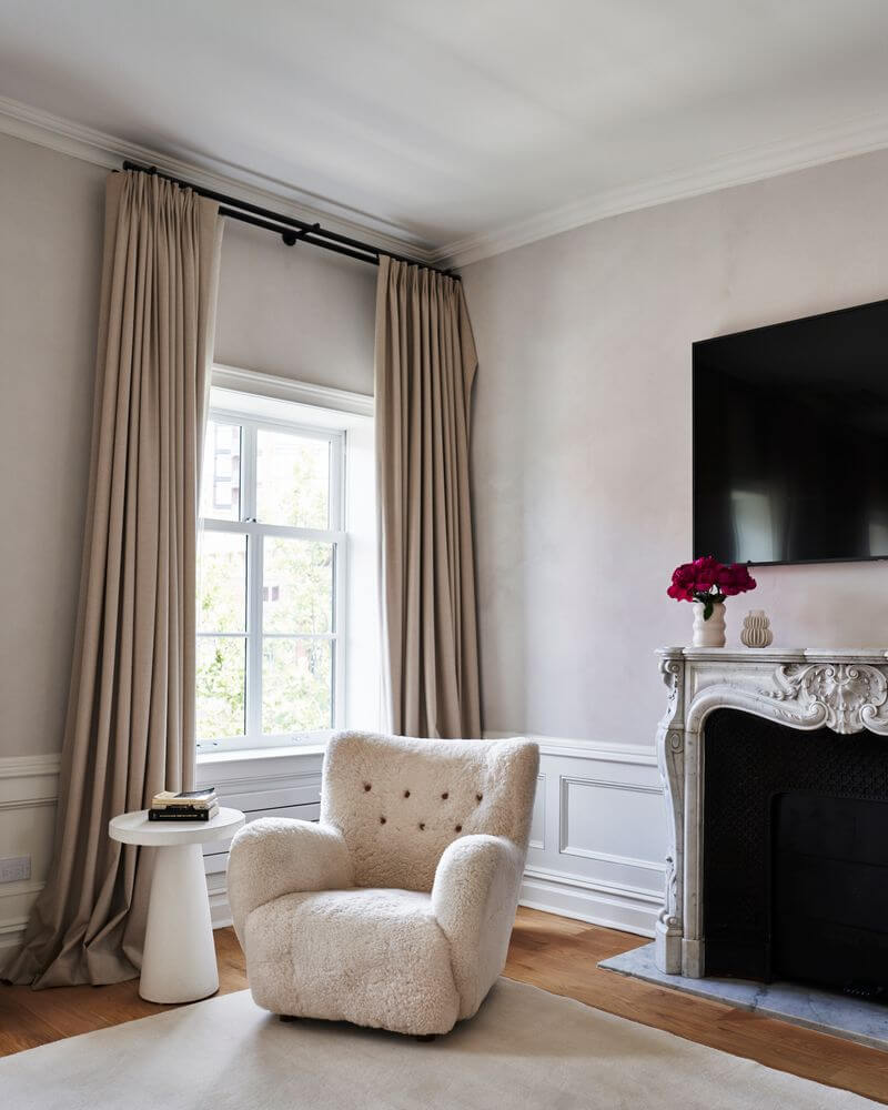 A Classic West Village Townhouse with Garden 6 bedroom-seating-area-fireplace-nordroom