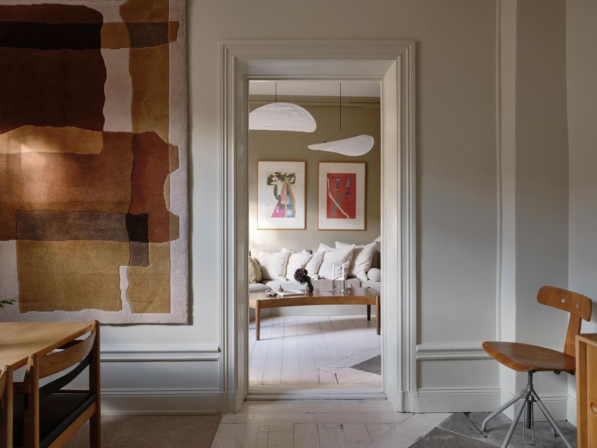 A Nordic Maisonette That Makes The Most Of Its Awkward Nooks 5 dining-room-living-room-view-nordroom