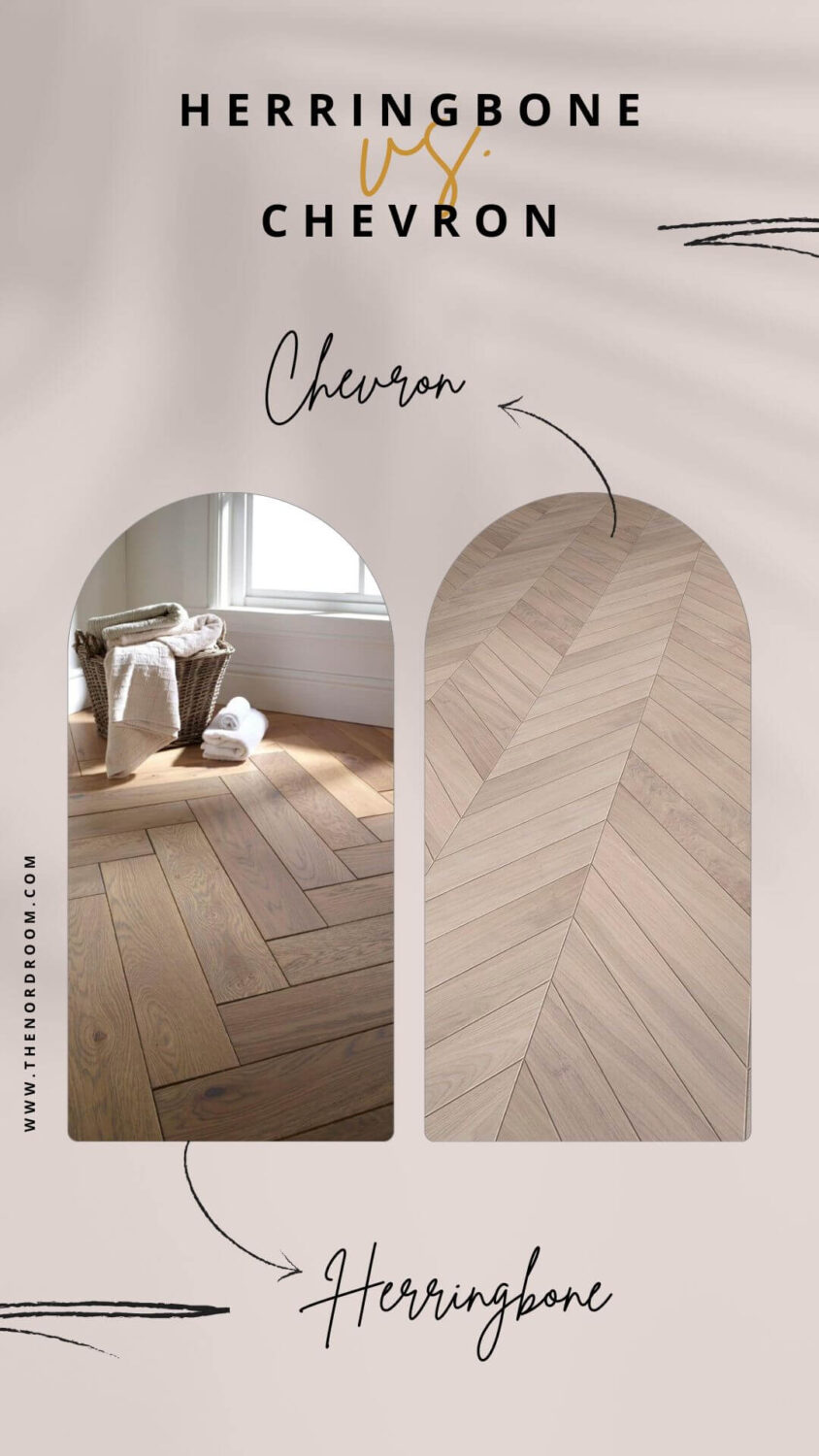 Herringbone vs. Chevron Flooring Patterns: Differences & Inspiration 39 herringbone-vs.-chevron-floor-pattern-nordroom