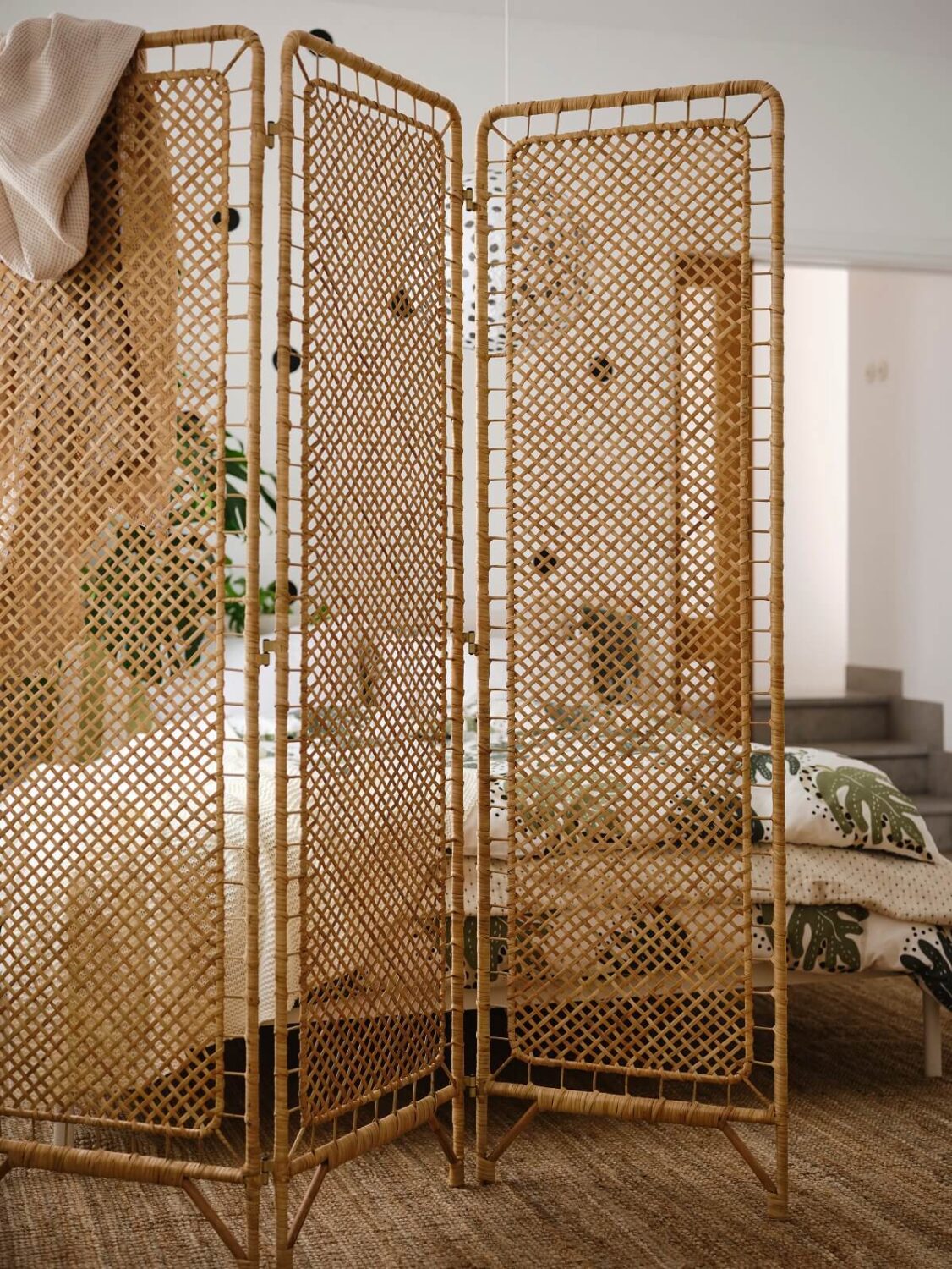 Beautiful Dorm Room Decorating Ideas 2 ikea-bedroom-TOLKNING-room-divider-ikea-spring-collection-2023-nordroom