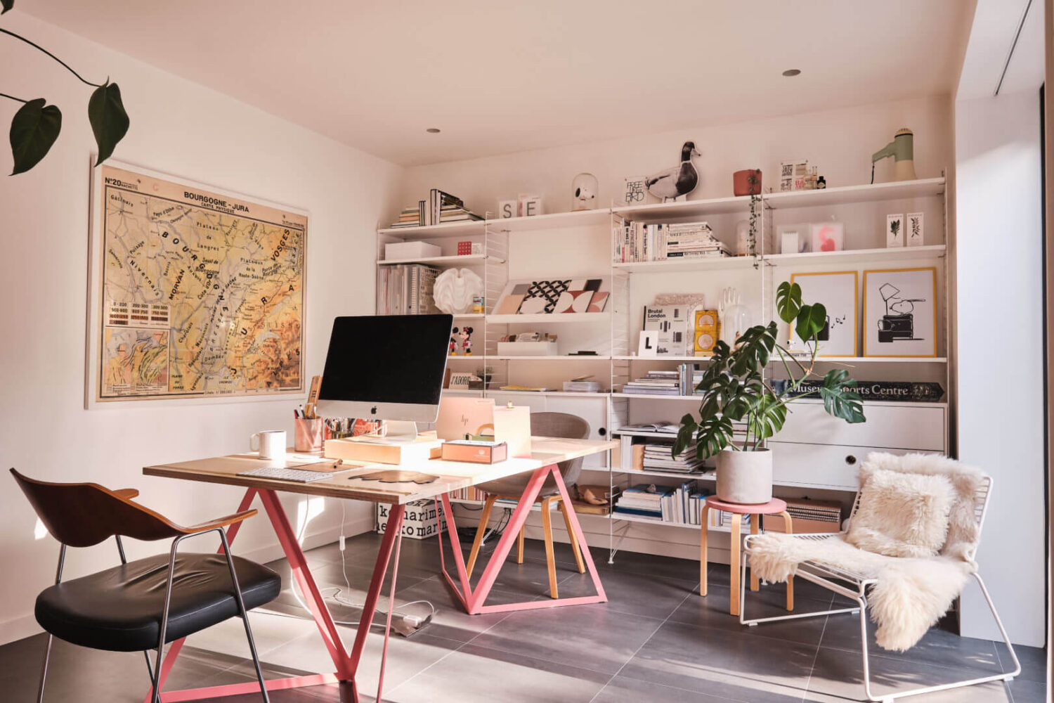 A Modern Award Winning House in London 10 modern-home-office-bright-london-home-nordroom