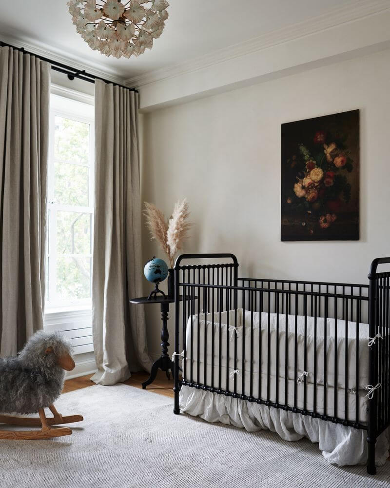 A Classic West Village Townhouse with Garden 10 neutral-colored-baby-room-nursery-nordroom
