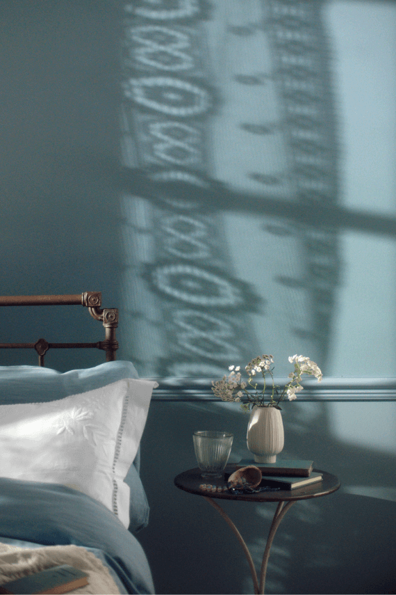 Farrow & Ball Add 11 New Colors to their Collection - 2023 26 farrow-and-ball-kittiwake-light-blue-bedroom-nordroom