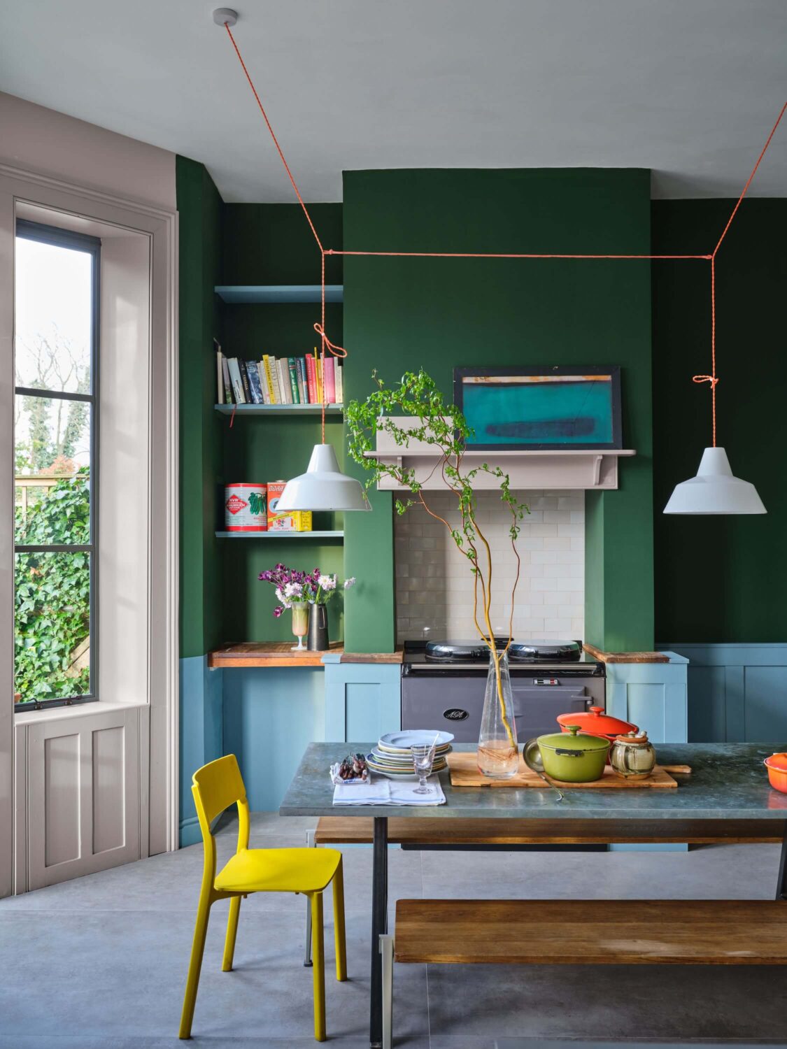 Farrow & Ball Add 11 New Colors to their Collection - 2023 33 farrow-and-ball-new-colors-beverley-green-blue-kitchen-nordroom
