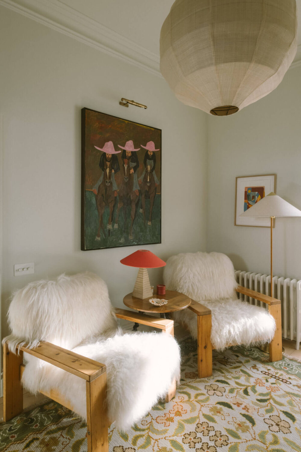 A Victorian House in London with a Blue Sitting Room 7 sitting-room-light-gray-walls-white-armchairs-nordroom