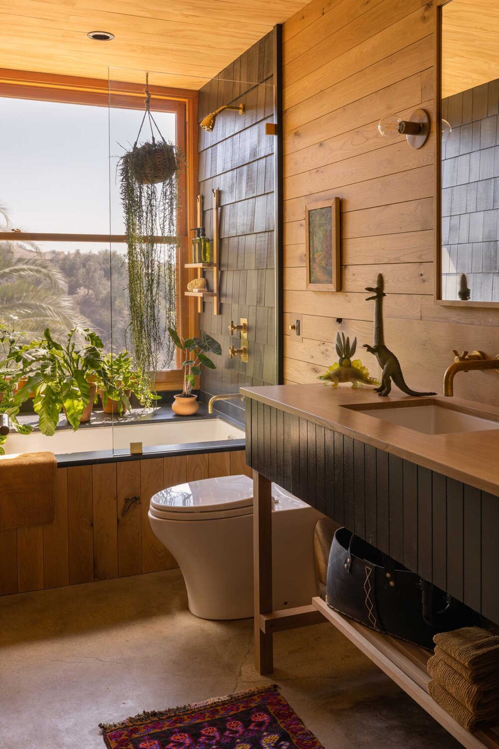 Best of 2022: Bathrooms 16 wooden-bathroom-large-window-view-nordroom