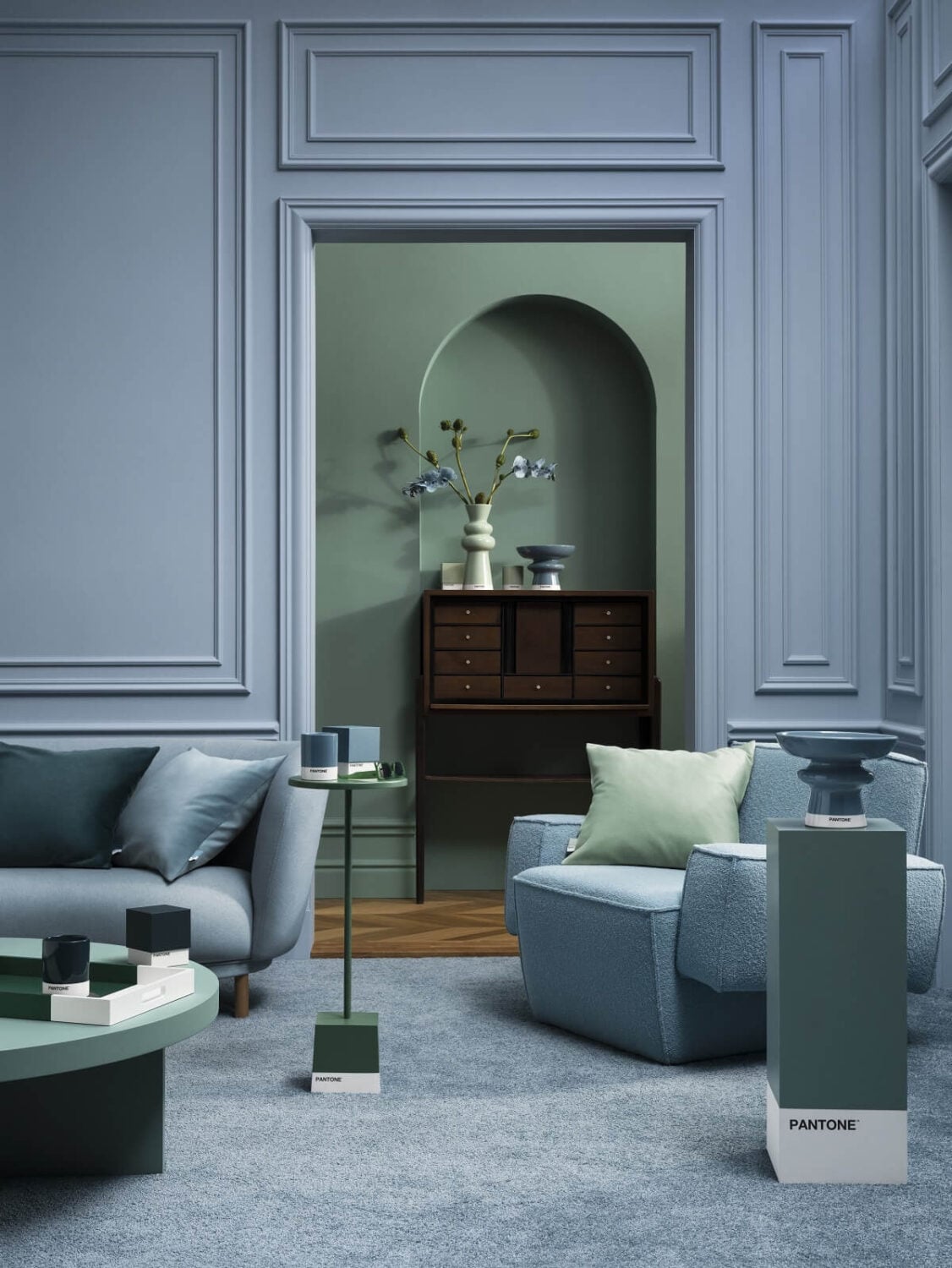H&M Home x Pantone: The Power of Color 2 H&M-Home-Pantone-The-Power-of-Color-blue-sitting-room-green-hallway-nordroom