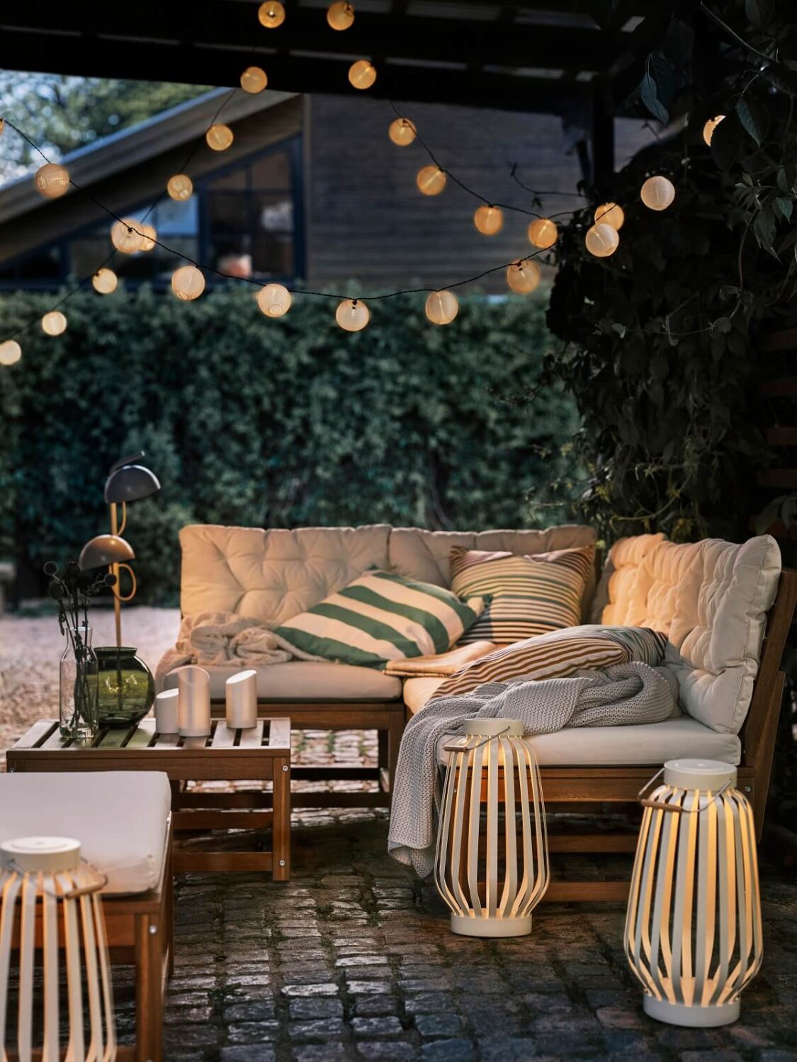 IKEA Summer Collection 2023: Welcome to Life Outdoors 3 NÄMMARÖ-modular-sofa-SOMMARLÅNKE-string-lights-ikea-summer-collection-2023-nordroom