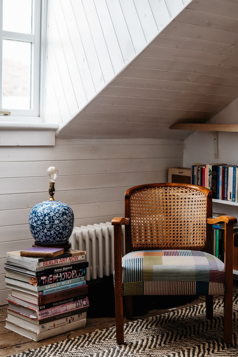 Colorful Rooms in a Historic English Home 21 attic-room-reading-spot-nordroom