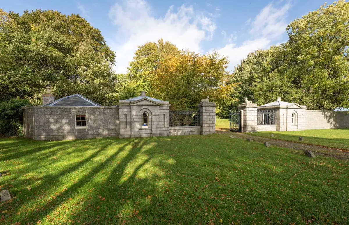 A Historic Greek Revival Country House in Scotland is For Sale 22 entrance-gate-greek-revival-country-house-scotland