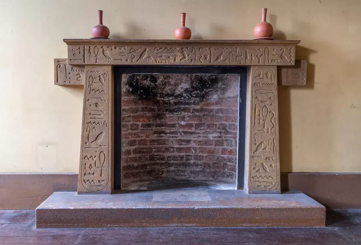 A Historic Greek Revival Country House in Scotland is For Sale 8 fireplace-inscriptions-country-house-scotland-nordroom