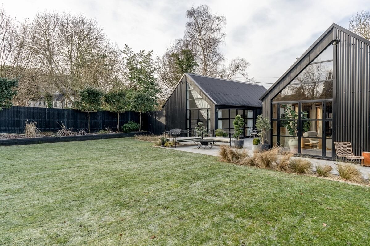 A Victorian Home with a Modern Black Extension 24 garden-black-exterior-home-england